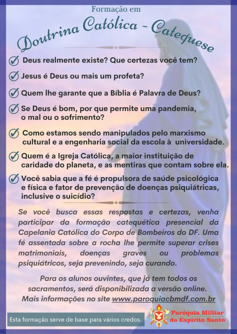 Catequese para Adultos - CBMDF