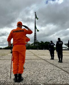 Antena Sul  Desconhecidos substituem bandeira nacional por uma da